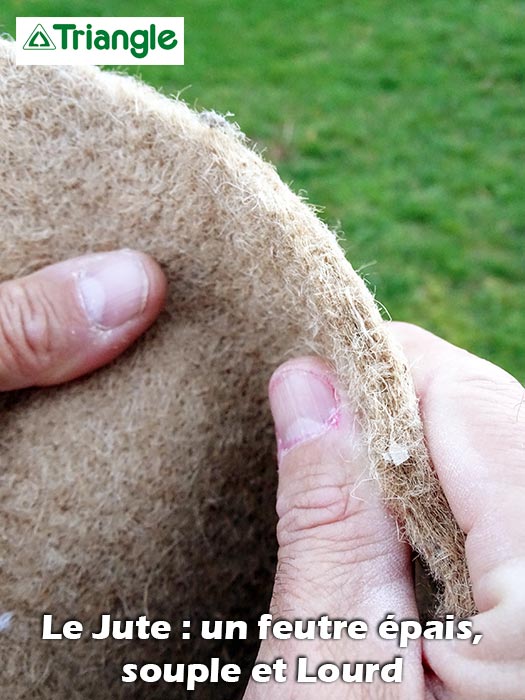 Feutre de paillage 100% jute